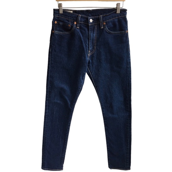 Levi’s 512 Premium Dark Wash Blue Denim Jeans Size 31 - Picture 16 of 17